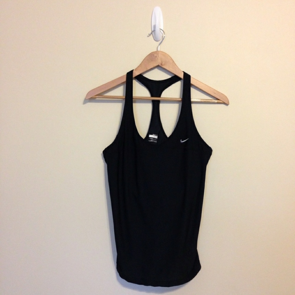 Nike Fit Dry Black Racerback Tank Top